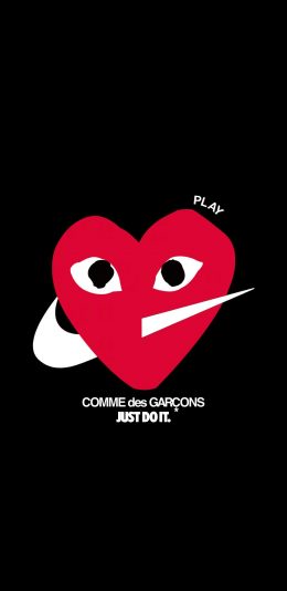 [2436x1125]川久保玲 品牌 Nike 联名（取自微博：G195） 苹果手机动漫壁纸图片