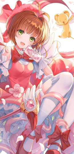 [2436x1125]库洛牌 百变小樱 魔法少女樱 小可 苹果手机动漫壁纸图片