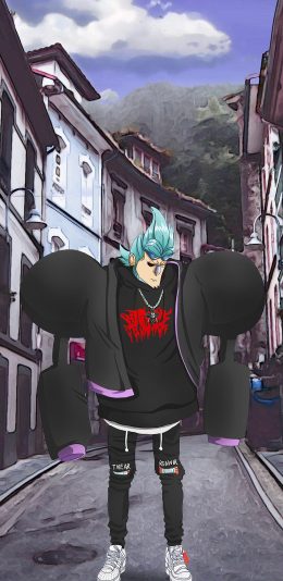 [2436x1125]弗兰奇 海贼王 漫画 潮服 苹果手机动漫壁纸图片