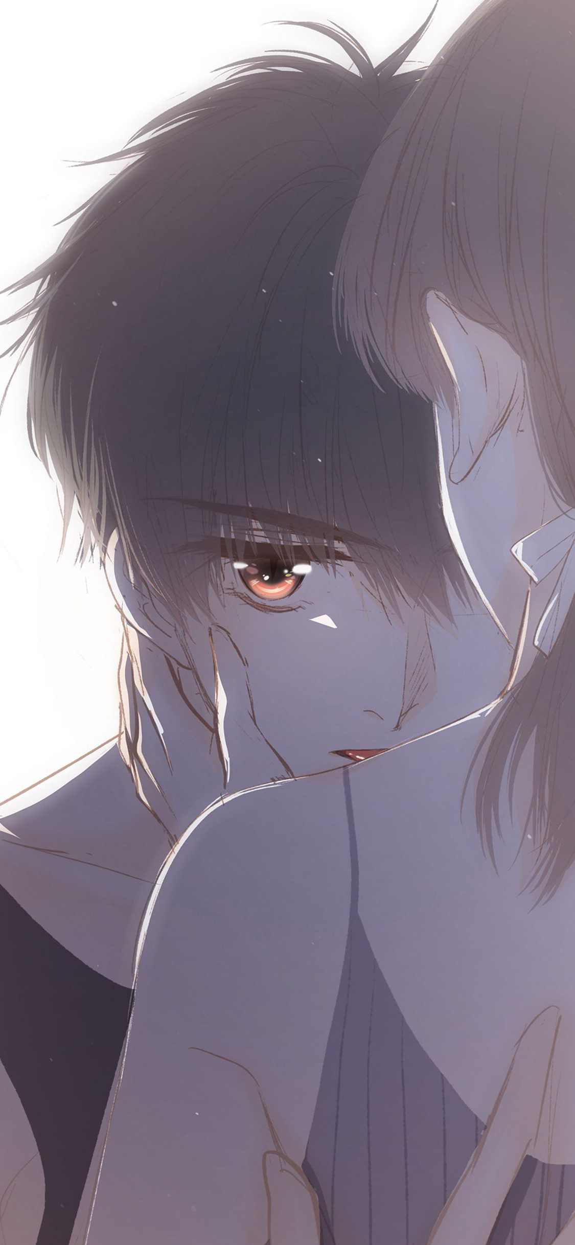 [2436×1125]怦然心动 国产 漫画 少年 少女 苹果手机动漫壁纸图片