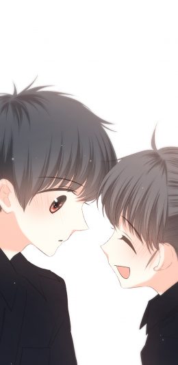 [2436x1125]怦然心动 国产漫画 少年  少女 苹果手机动漫壁纸图片