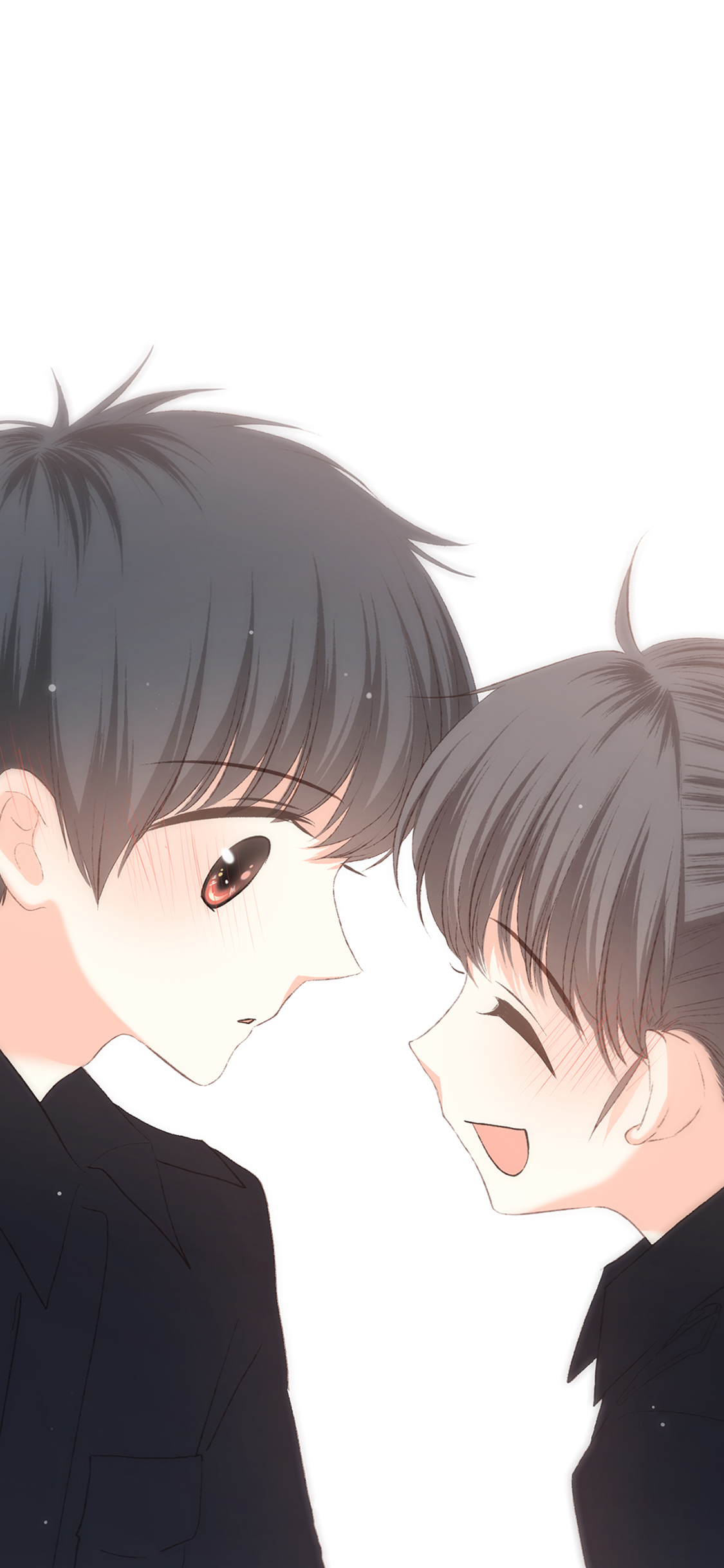 [2436×1125]怦然心动 国产漫画 少年  少女 苹果手机动漫壁纸图片