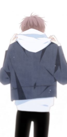 [2436x1125]怦然心动 国产漫画 少年 背影 苹果手机动漫壁纸图片