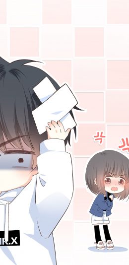 [2436x1125]怦然心动 国产漫画 狄淇儿 江应怜 苹果手机动漫壁纸图片