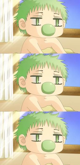 [2436x1125]恶魔奶爸 魔王的父亲 动画 男鹿辰已 小贝鲁 苹果手机动漫壁纸图片