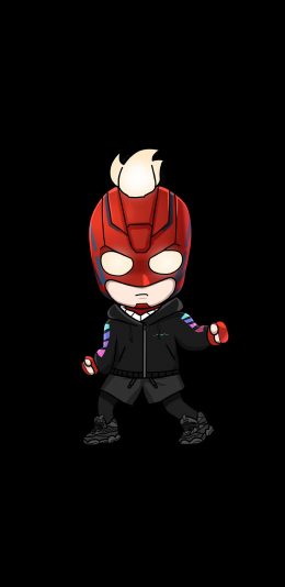 [2436x1125]惊奇队长 超级英雄 卡通 复仇者联盟 欧美 苹果手机动漫壁纸图片