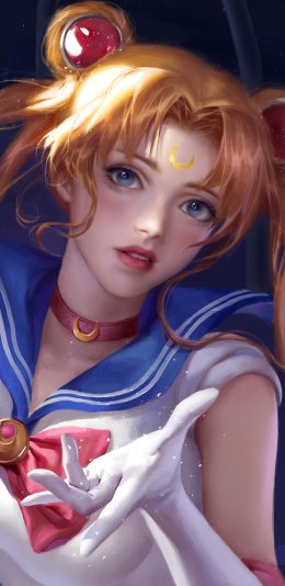 [2436x1125]手绘版 动漫少女  美少女战士 苹果手机动漫壁纸图片