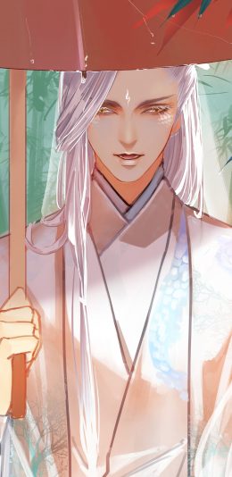 [2436x1125]插图 古风 美男 小说男主 苹果手机动漫壁纸图片