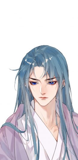 [2436x1125]插图 古风 美男 柔美 苹果手机动漫壁纸图片