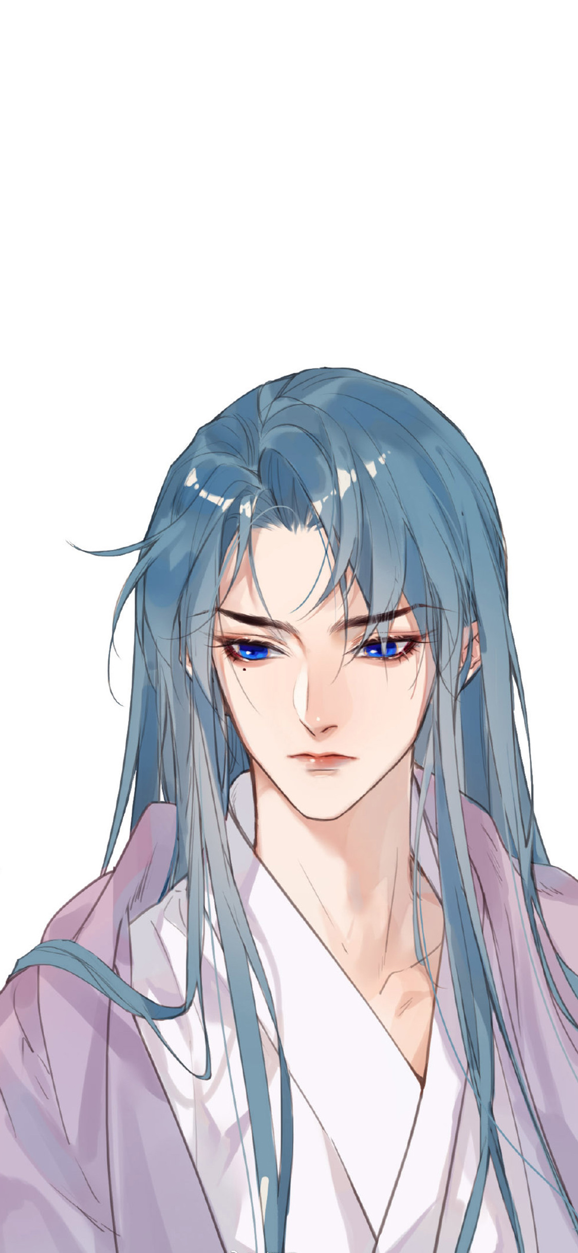 [2436×1125]插图 古风 美男 柔美 苹果手机动漫壁纸图片