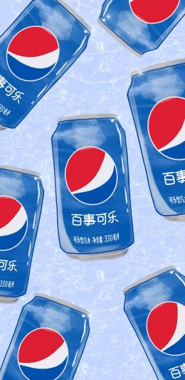 [2436x1125]插图 可口可乐 饮品 平铺（取自微博：鸡腿子趁热吃） 苹果手机动漫壁纸图片