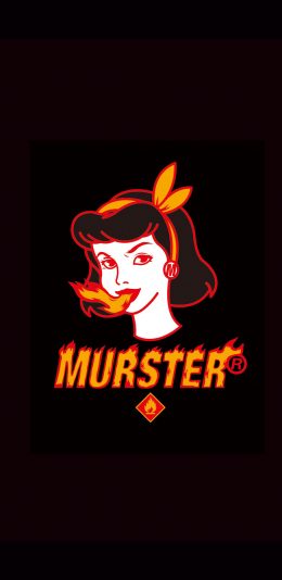 [2436x1125]插图 女孩 喷火 MURSTER 苹果手机动漫壁纸图片