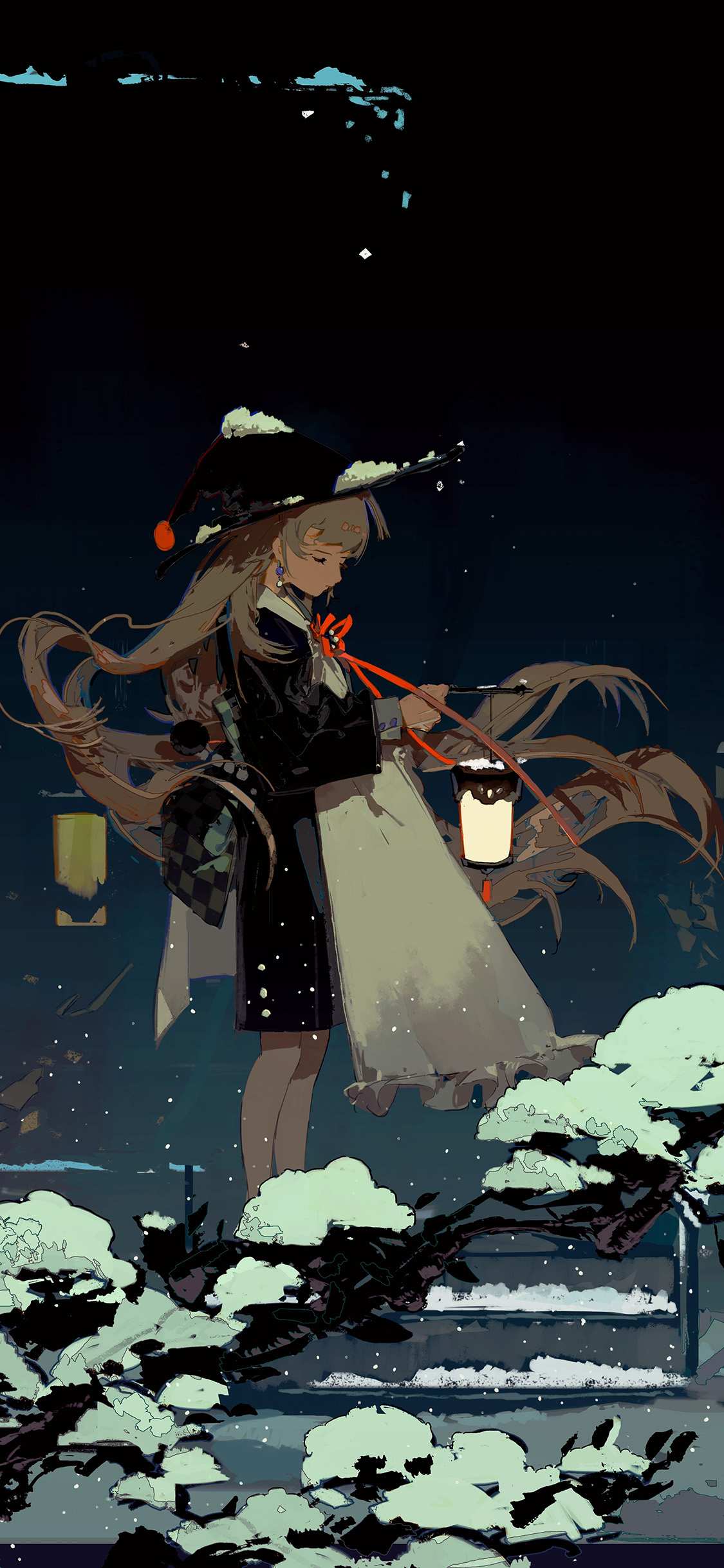 [2436×1125]插图 女巫 许愿 魔法 苹果手机动漫壁纸图片