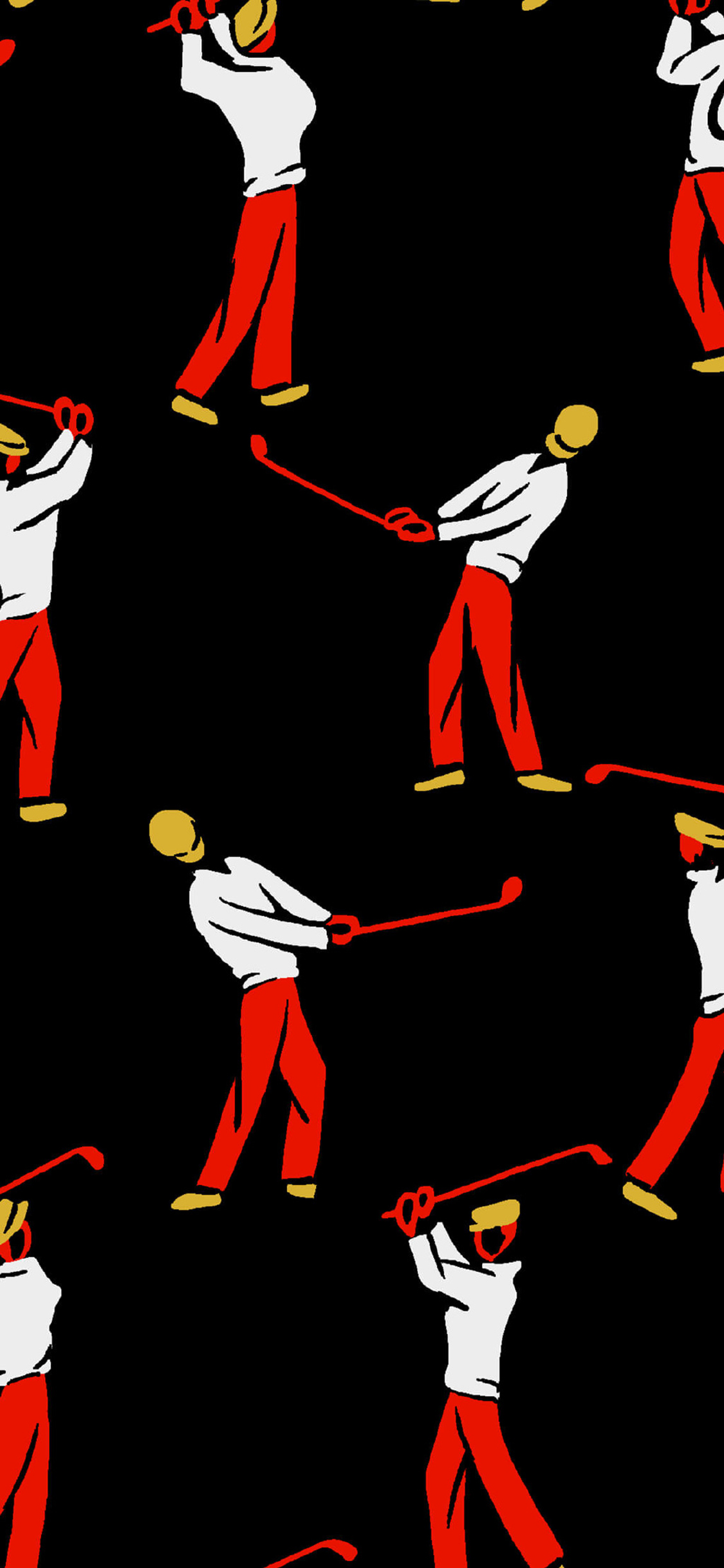 [2436×1125]插图 棒球 运动 平铺（取自微博：G195） 苹果手机动漫壁纸图片