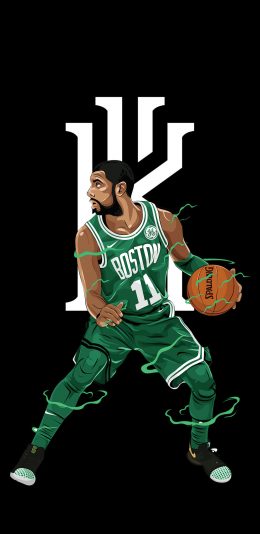 [2436x1125]插图 球星 NBA壁纸 欧文 篮球 苹果手机动漫壁纸图片