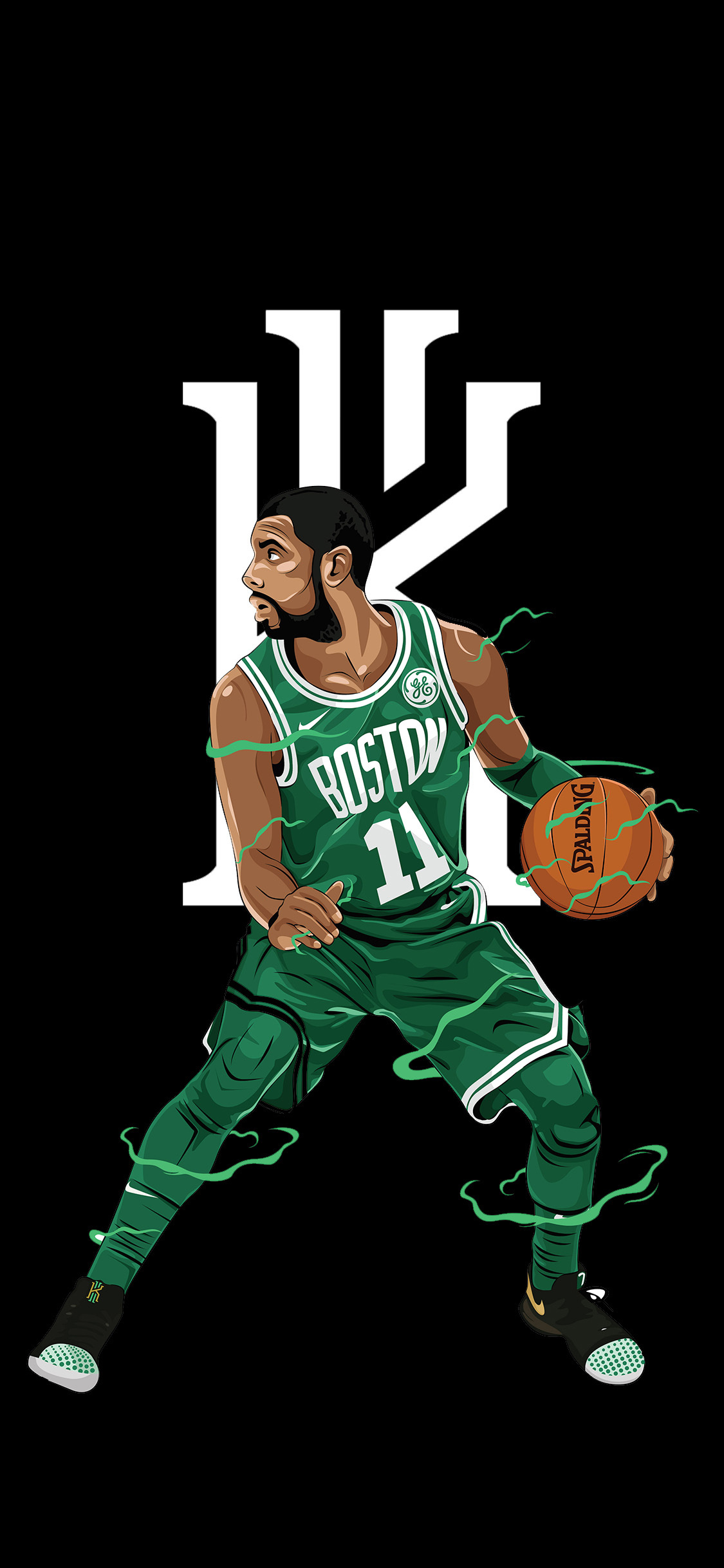 [2436×1125]插图 球星 NBA壁纸 欧文 篮球 苹果手机动漫壁纸图片