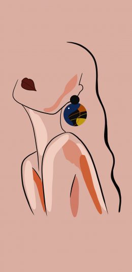 [2436x1125]插图 线条 艺术感 色彩 苹果手机动漫壁纸图片