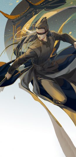 [2436x1125]插图 网剧 庆余年 五竹 苹果手机动漫壁纸图片