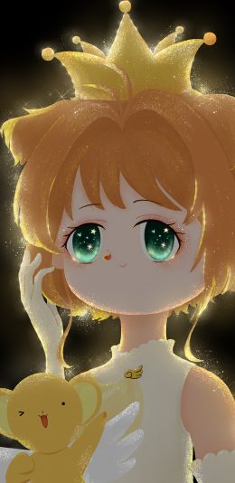 [2436x1125]插画 日漫 百变小樱 小可 库洛牌 苹果手机动漫壁纸图片