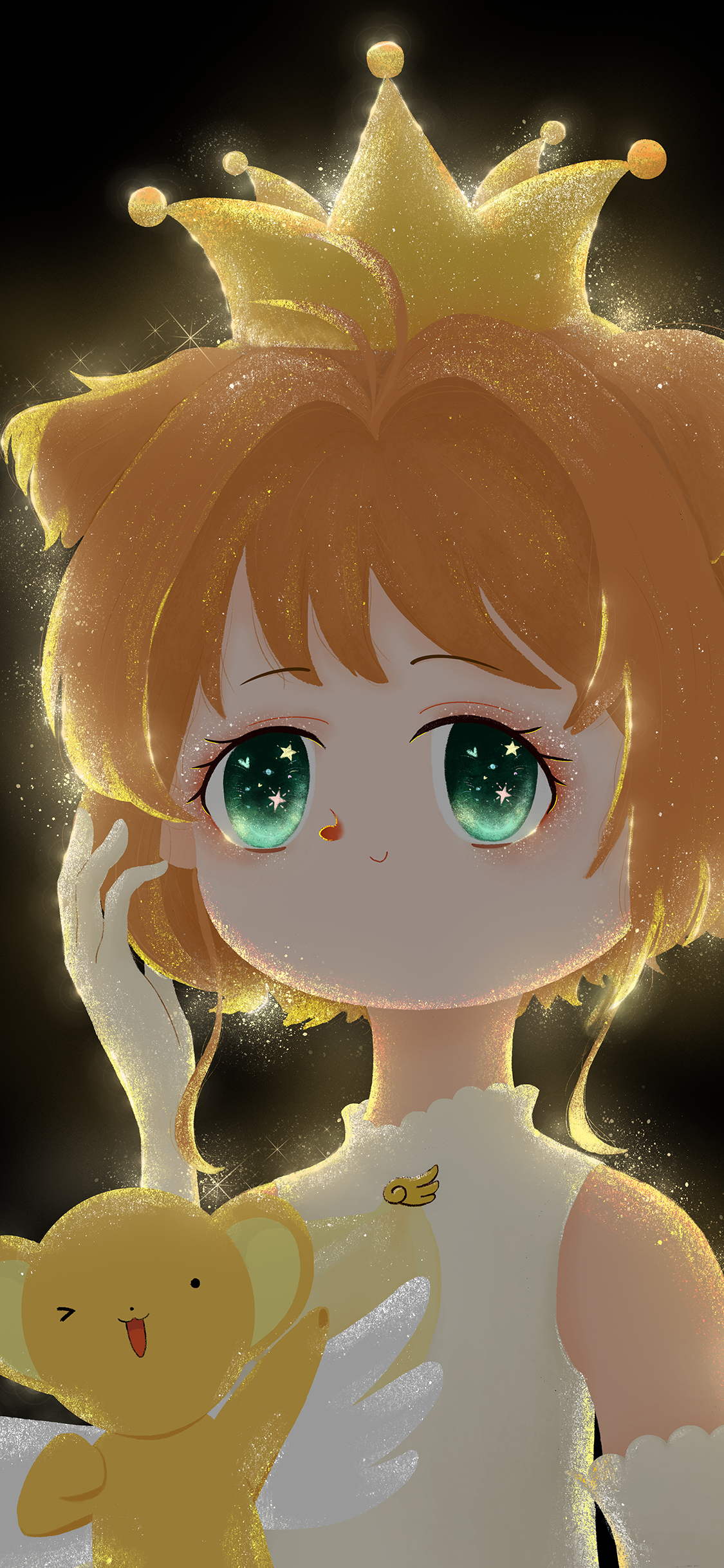 [2436×1125]插画 日漫 百变小樱 小可 库洛牌 苹果手机动漫壁纸图片