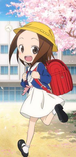 [2436x1125]擅长捉弄的高木同学 日本 漫画 校园 二次元 苹果手机动漫壁纸图片