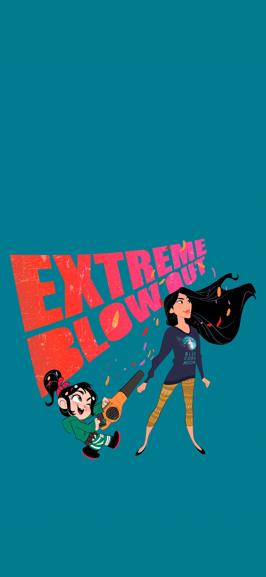 [2436×1125]无敌破坏王 云妮洛普 迪士尼 保佳康蒂 苹果手机动漫壁纸图片