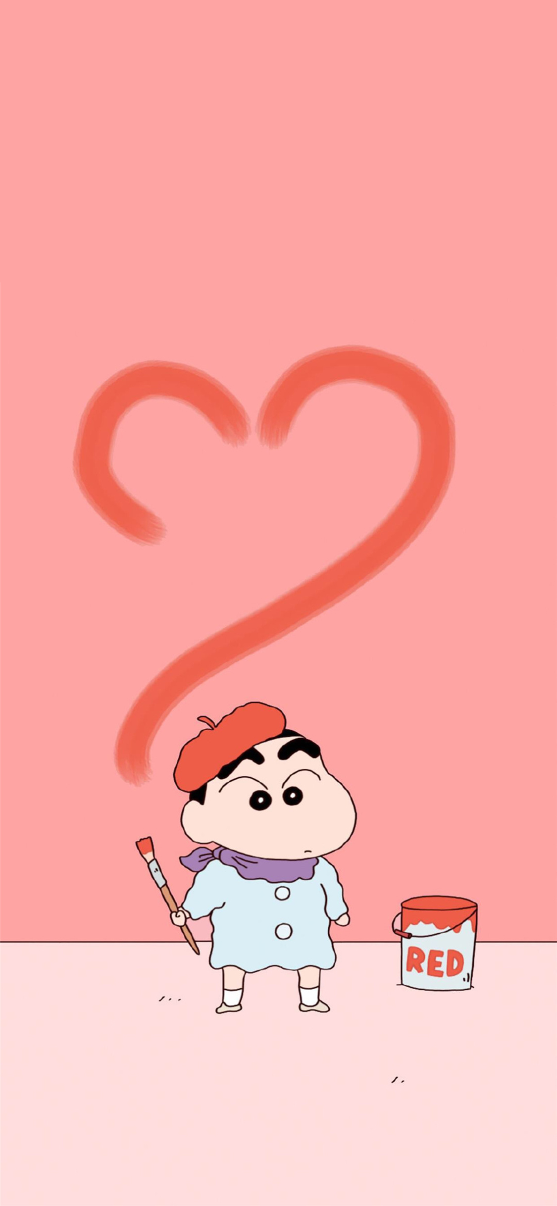 [2436×1125]日本 动漫 蜡笔小新 新之助 苹果手机动漫壁纸图片