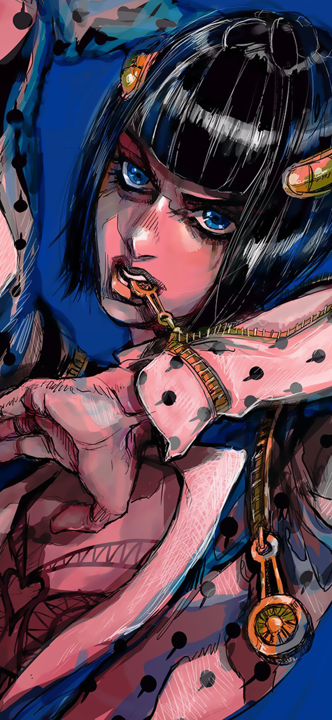 [2436×1125]日本 日漫 jojo的奇妙冒险 苹果手机动漫壁纸图片