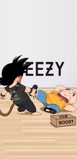 [2436x1125]日本动漫 七龙珠 悟空 苹果手机动漫壁纸图片