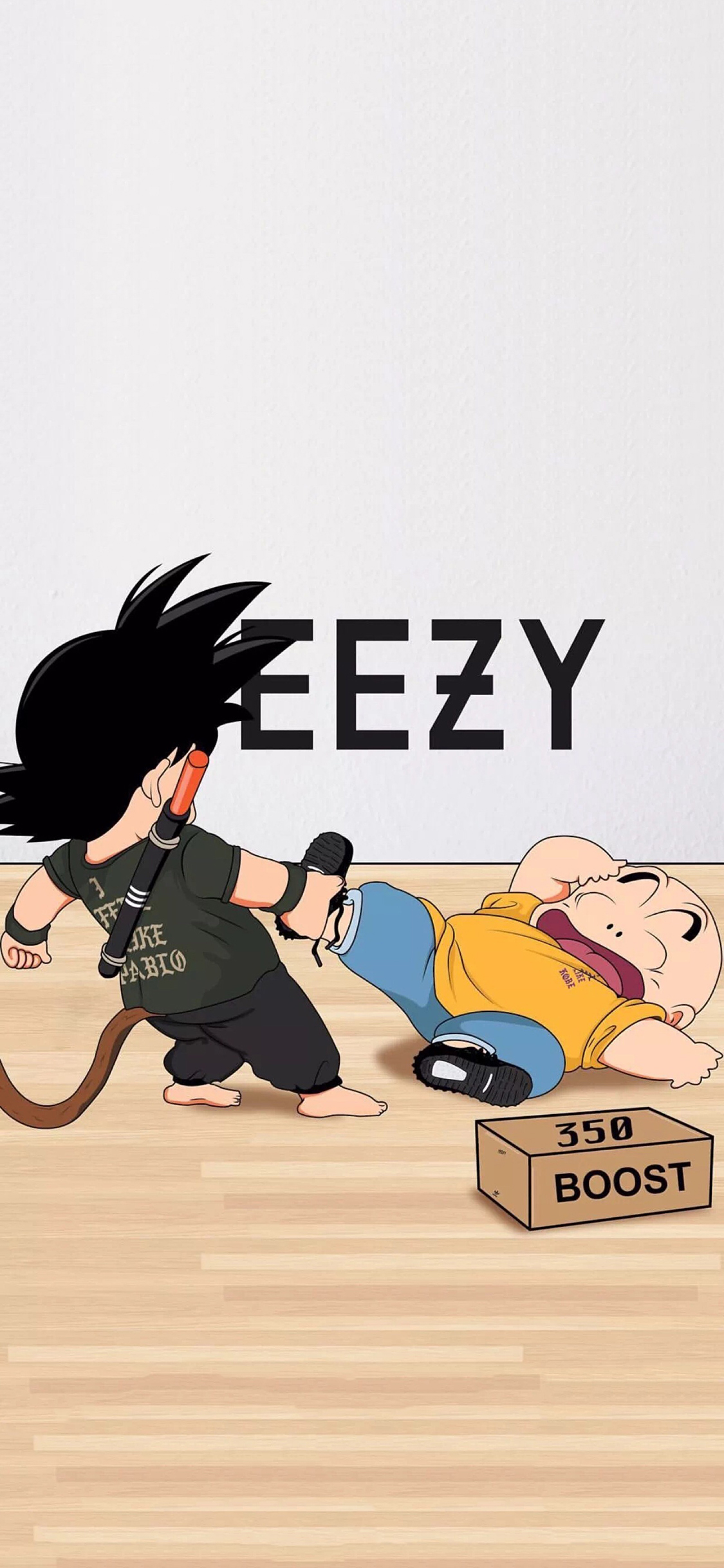 [2436×1125]日本动漫 七龙珠 悟空 苹果手机动漫壁纸图片