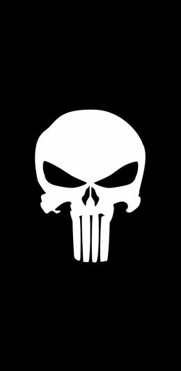 [2436x1125]日本动漫 骷髅 黑色 苹果手机动漫壁纸图片