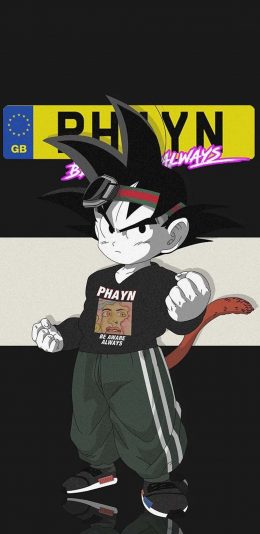 [2436x1125]日漫 七龙珠 悟空 潮图 苹果手机动漫壁纸图片