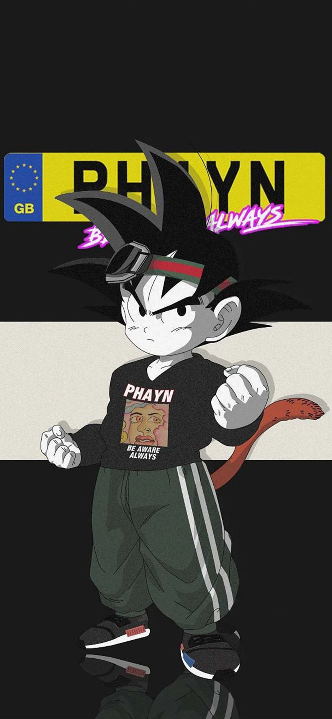 [2436×1125]日漫 七龙珠 悟空 潮图 苹果手机动漫壁纸图片