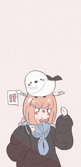 [2436x1125]日漫 二次元 少女 可爱 苹果手机动漫壁纸图片