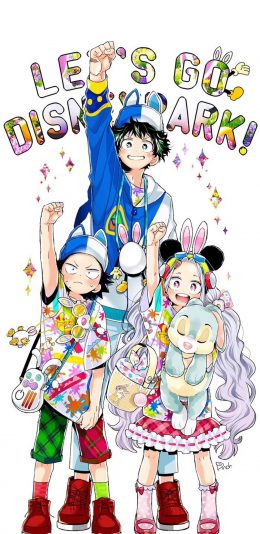 [2436x1125]日漫 二次元 我的英雄学院 绿谷出久 苹果手机动漫壁纸图片