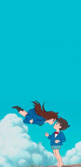 [2436x1125]日漫 二次元 柯南 CP 苹果手机动漫壁纸图片