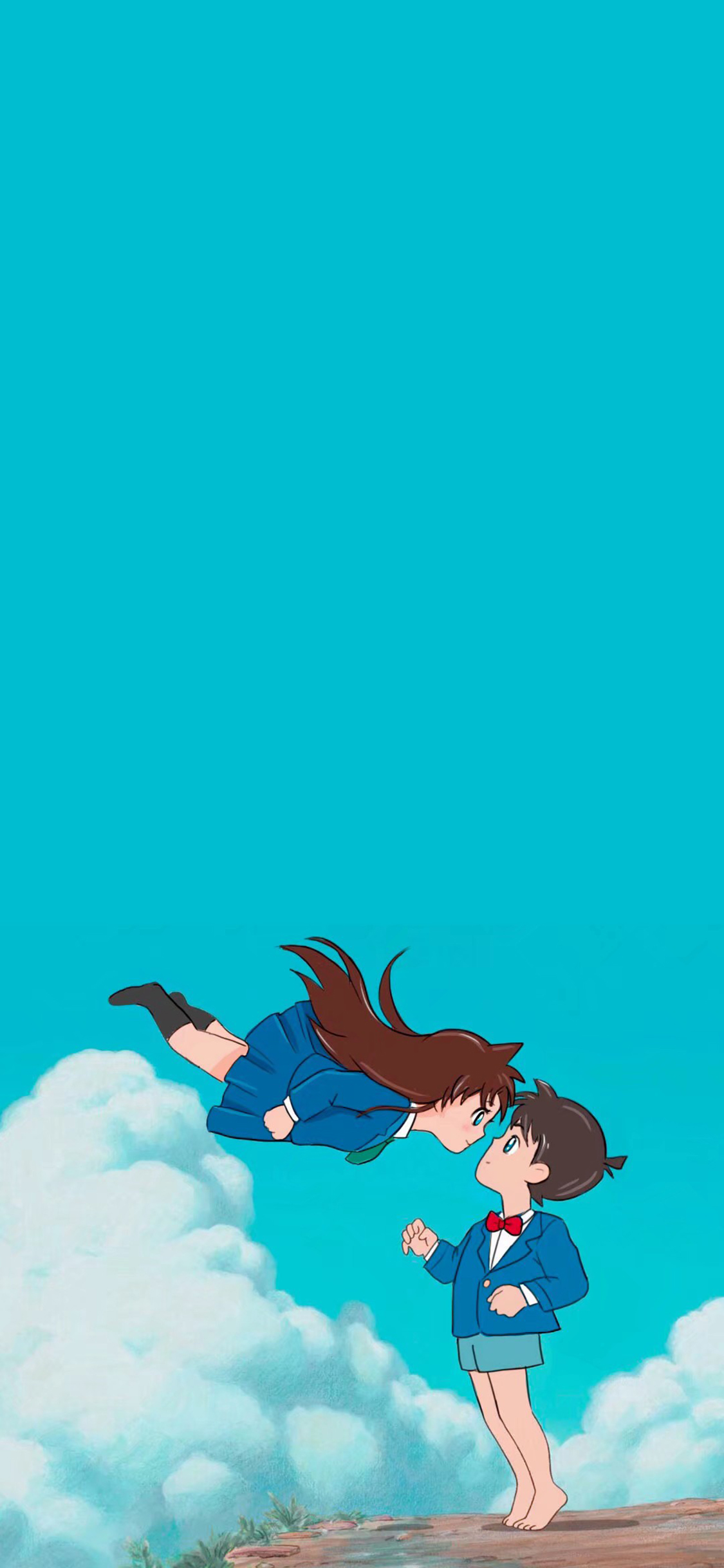 [2436×1125]日漫 二次元 柯南 CP 苹果手机动漫壁纸图片