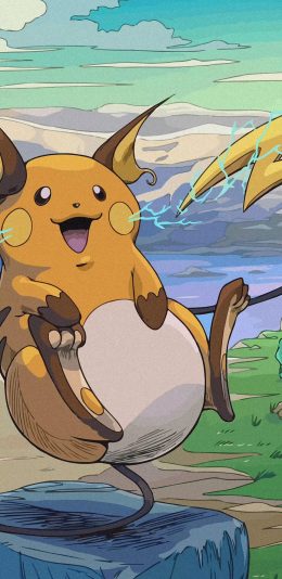 [2436x1125]日漫 二次元 精灵宝可梦 皮卡丘 苹果手机动漫壁纸图片