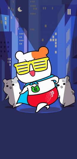 [2436x1125]日漫 仓鼠管家 二次元 苹果手机动漫壁纸图片