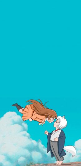 [2436x1125]日漫 元气少女缘结神 巴卫 奈奈生 苹果手机动漫壁纸图片