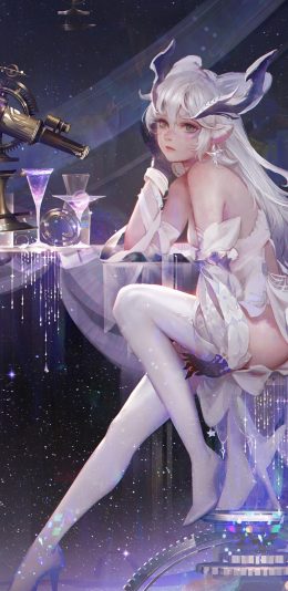 [2436x1125]日漫 动漫少女 二次元 梦幻 苹果手机动漫壁纸图片