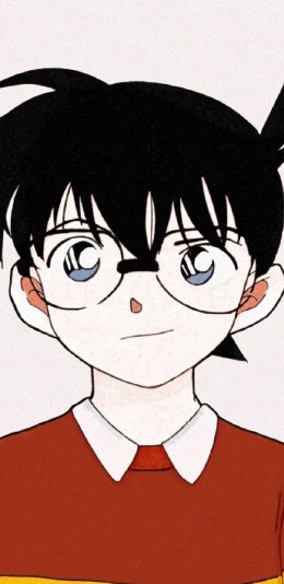 [2436x1125]日漫 名侦探柯南 工藤新一 苹果手机动漫壁纸图片
