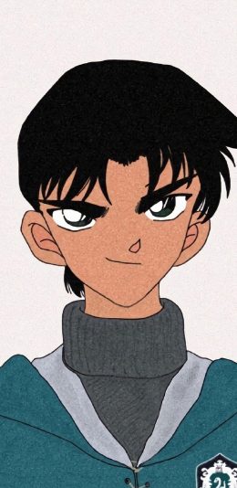 [2436x1125]日漫 名侦探柯南 服部平次 侦探 高中生 苹果手机动漫壁纸图片