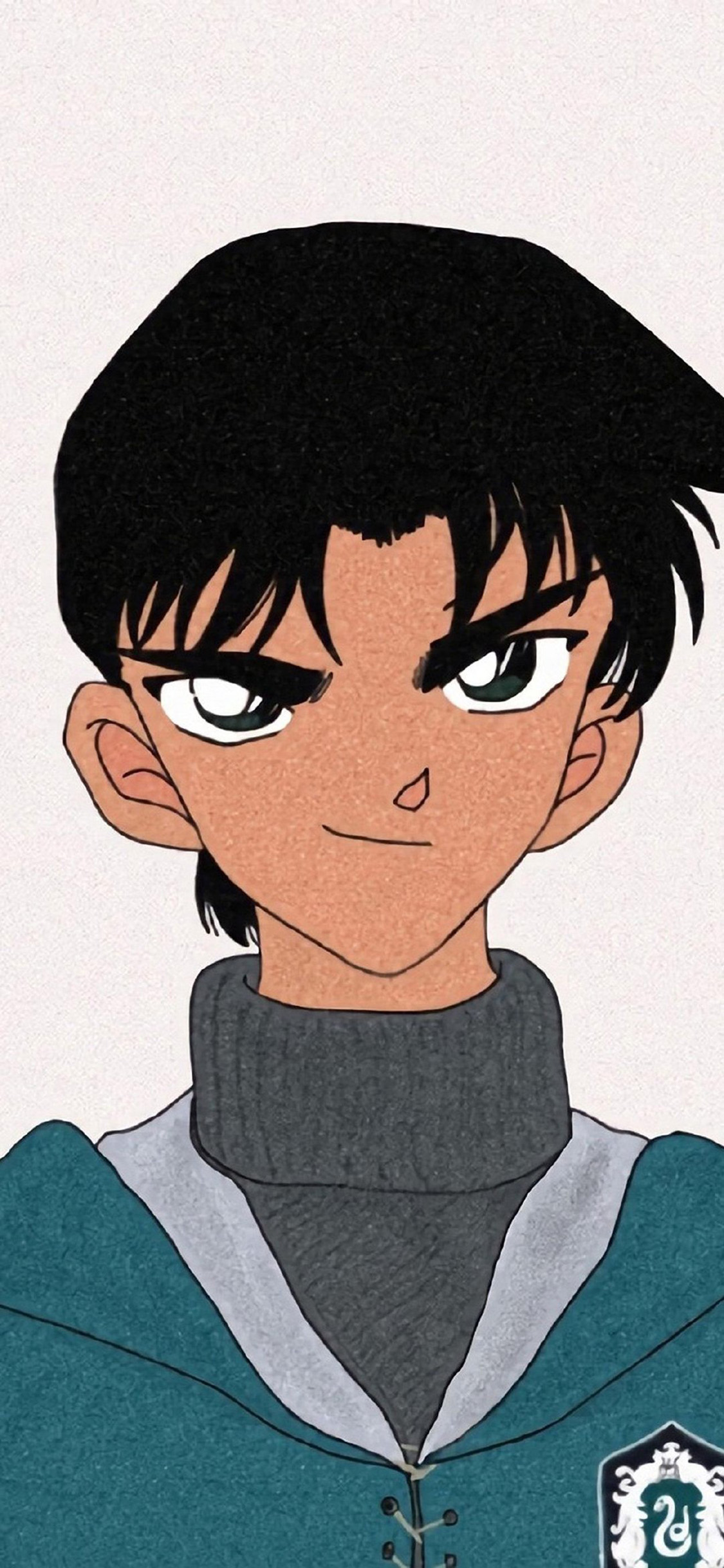 [2436×1125]日漫 名侦探柯南 服部平次 侦探 高中生 苹果手机动漫壁纸图片