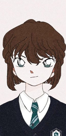 [2436x1125]日漫 名侦探柯南 灰原哀 黑衣组织成员 苹果手机动漫壁纸图片