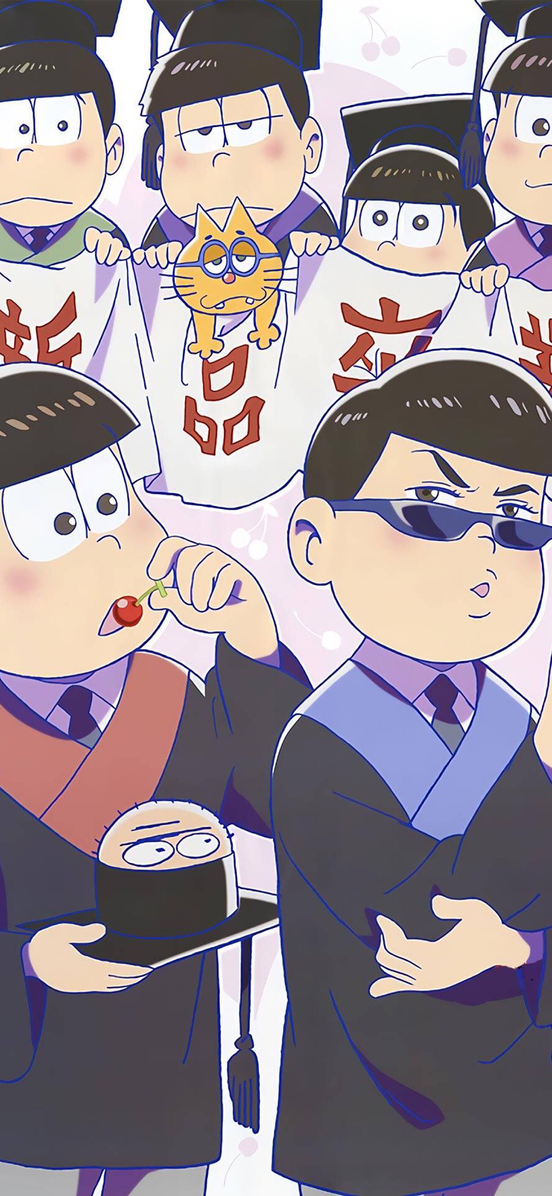 [2436×1125]日漫 哆啦A梦 野比大雄 苹果手机动漫壁纸图片