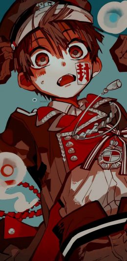 [2436x1125]日漫 地缚少年花子君 少年 苹果手机动漫壁纸图片
