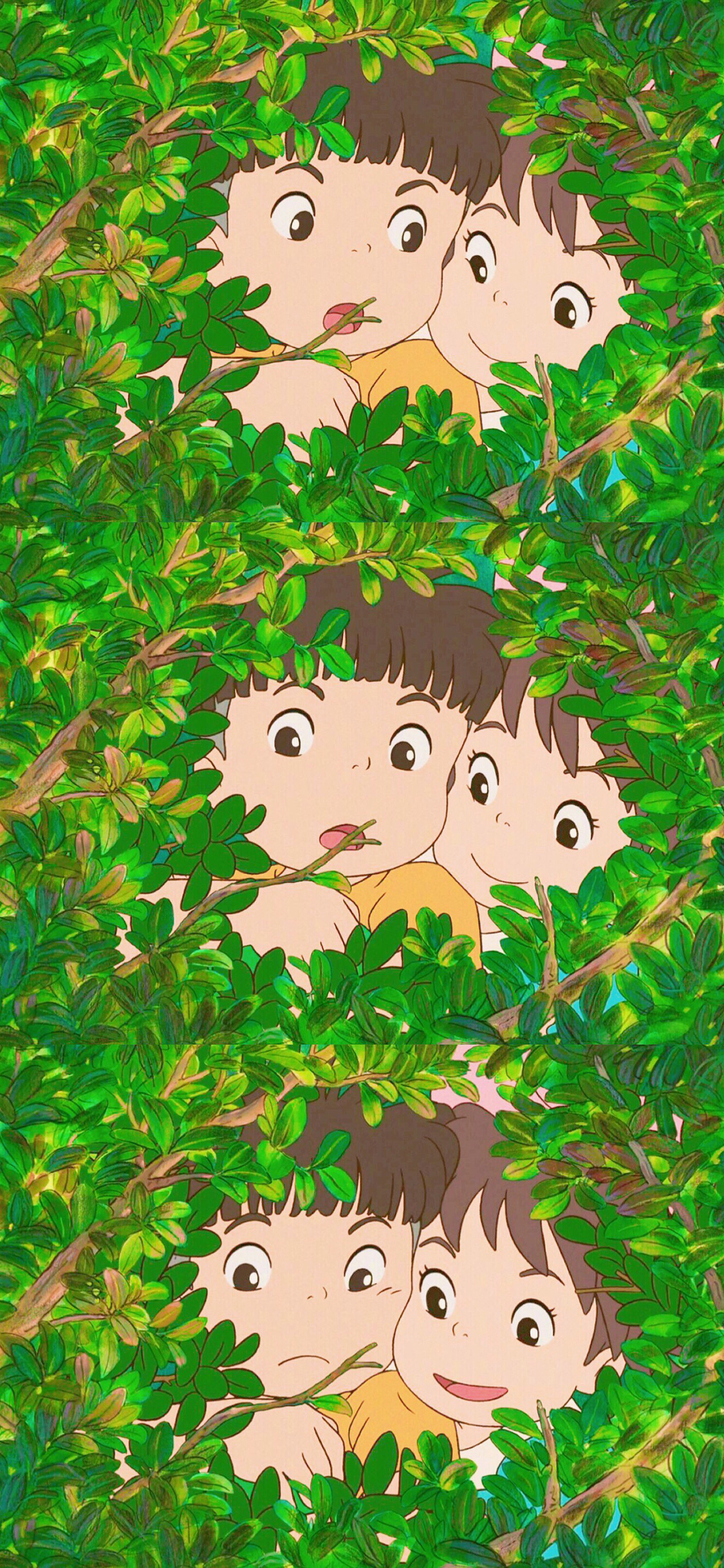 [2436×1125]日漫 宫崎骏 悬崖上的金鱼姬 苹果手机动漫壁纸图片