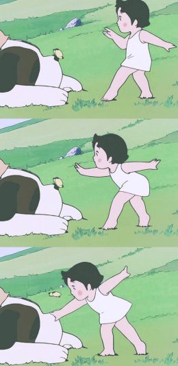 [2436x1125]日漫 宫崎骏 阿尔卑斯山的少女 海蒂 苹果手机动漫壁纸图片