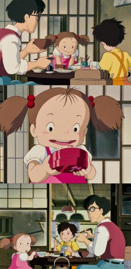 [2436x1125]日漫 宫崎骏 龙猫 小梅 苹果手机动漫壁纸图片